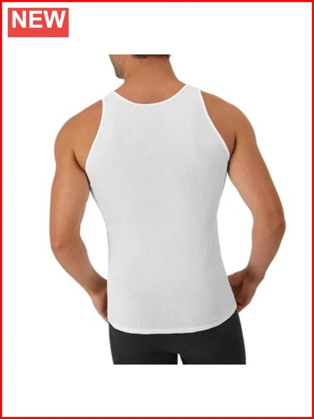Men's Cotton Tank Undershirt Pack, Moisture-Wicking, Breathable, Multi-Pack